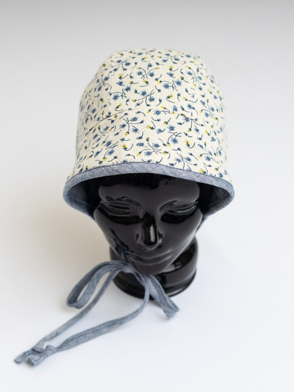 Upcycled Floral Children's Sunbonnet Summer Hat